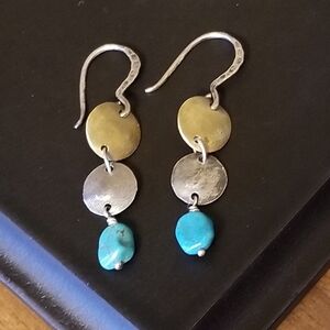 Silpada Sterling Silver & Turquoise Earrings